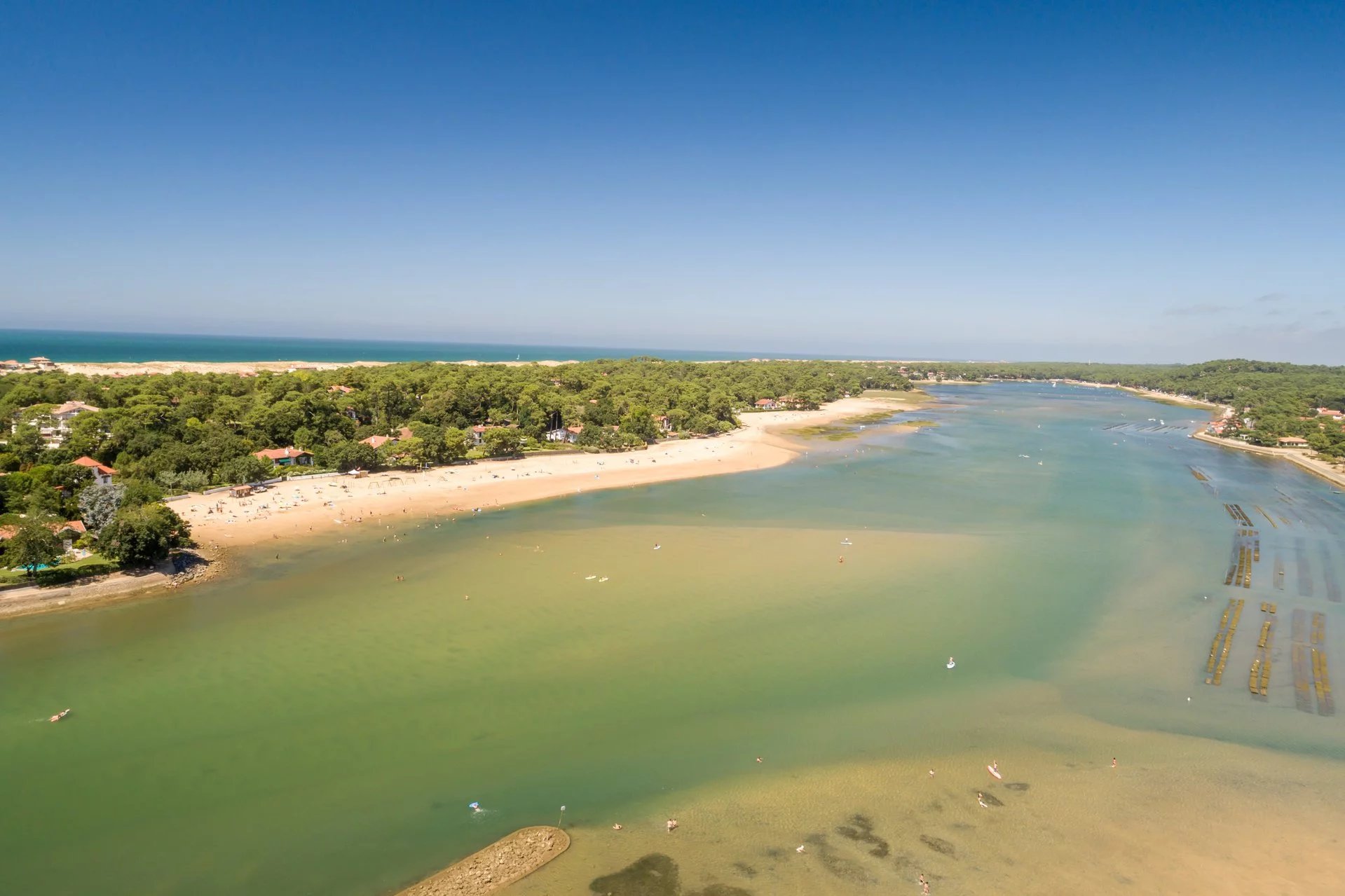 Hossegor, villa basco-landaise rénovée entre lac et mer