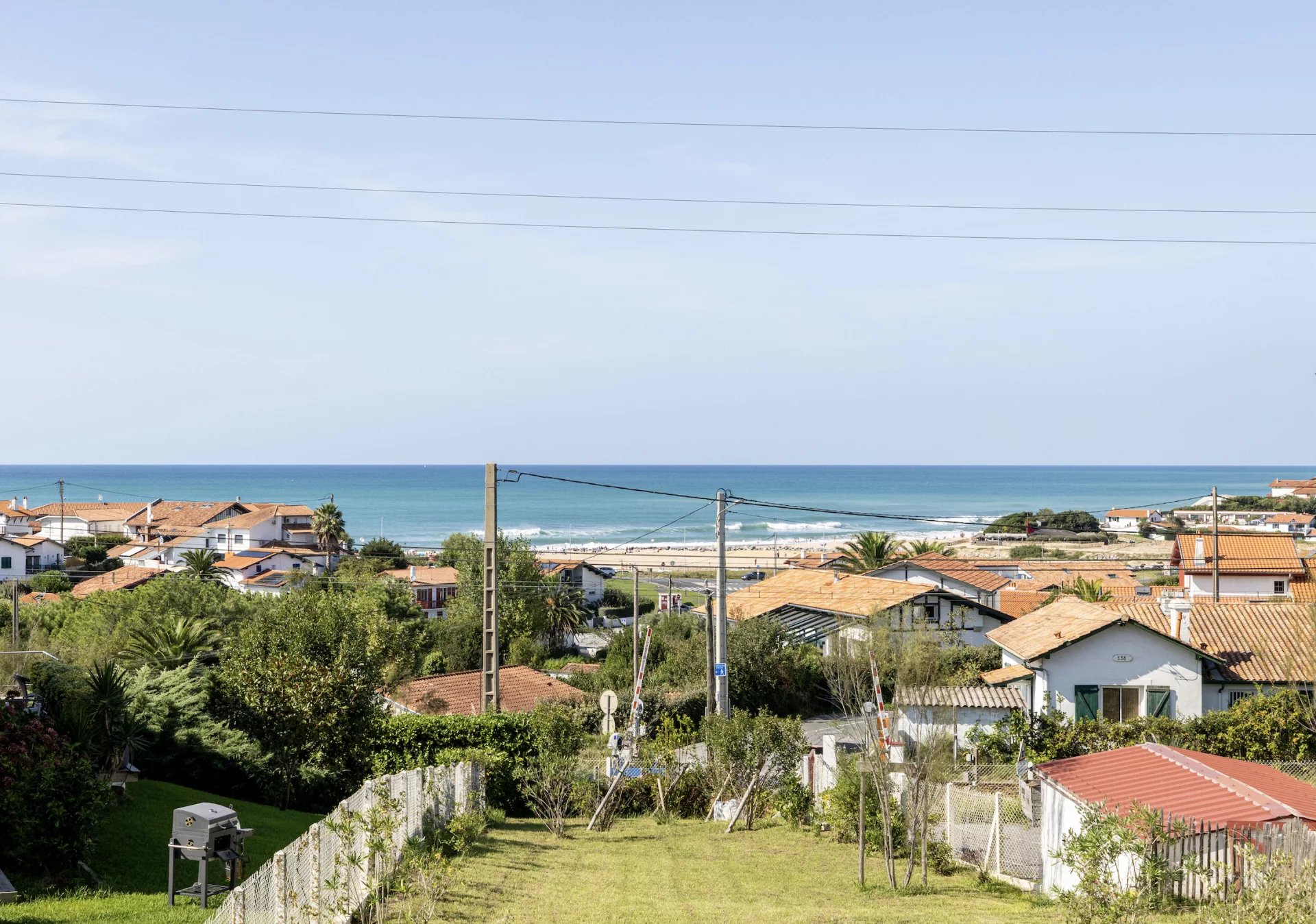 Bidart, maison rénovée avec vue mer dominante