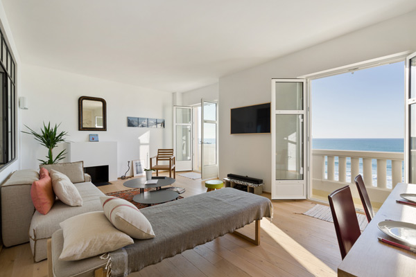 Appartement à louer avec vue panoramique sur la Grande Plage de Biarritz