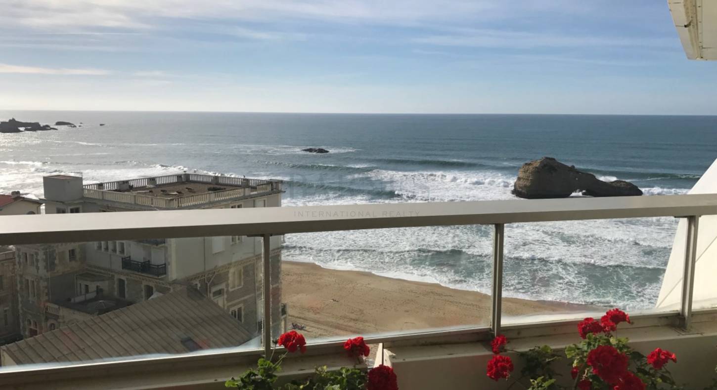 sea view apartment biarritz miramar