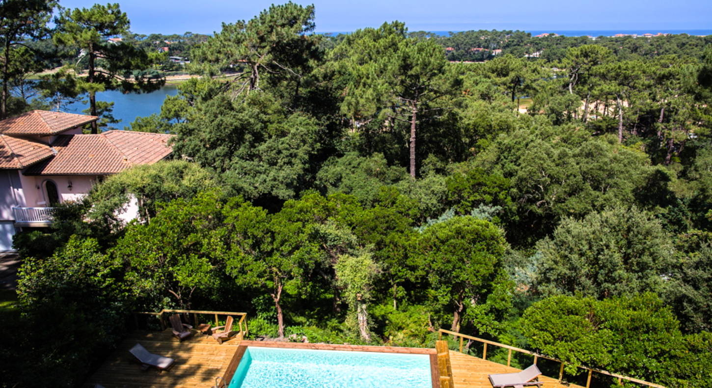 villa de luxe hossegor vue lac et ocean