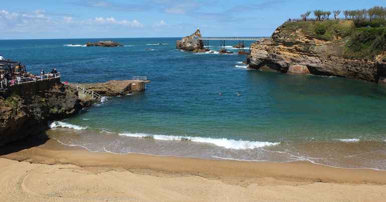 Les plages de Biarritz